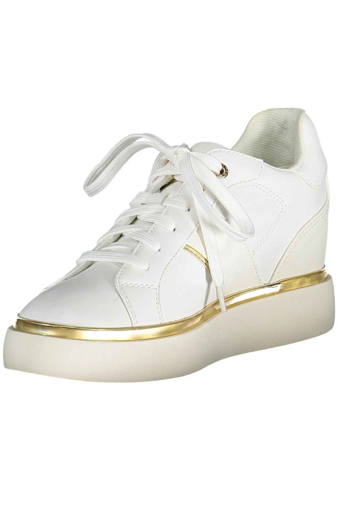 White Polyester Women Sneaker sold by Louxly product image thumbnail 3