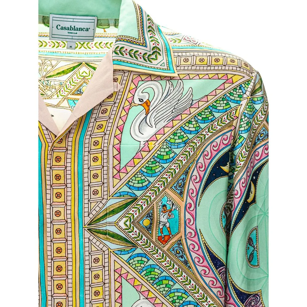 Green Silk Shirt sold by Louxly product image thumbnail 3