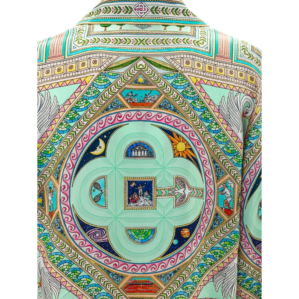 Green Silk Shirt sold by Louxly product image thumbnail 2