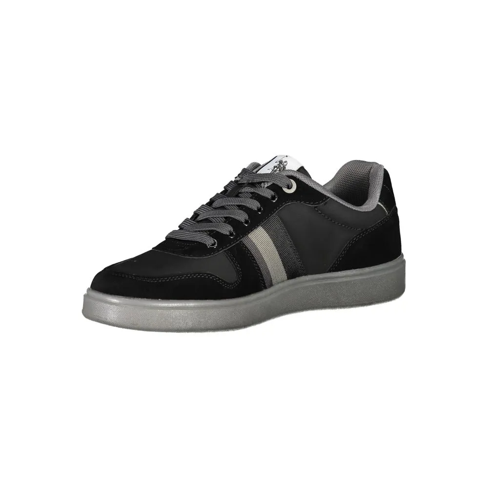 Black Polyethylene Men Sneaker sold by Louxly product image thumbnail 3