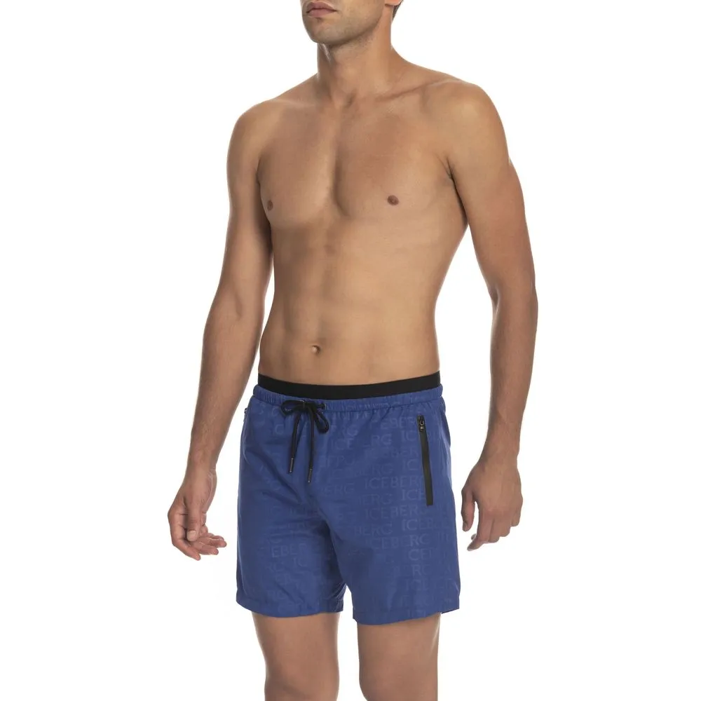 Blue Polyester Swimwear sold by Louxly