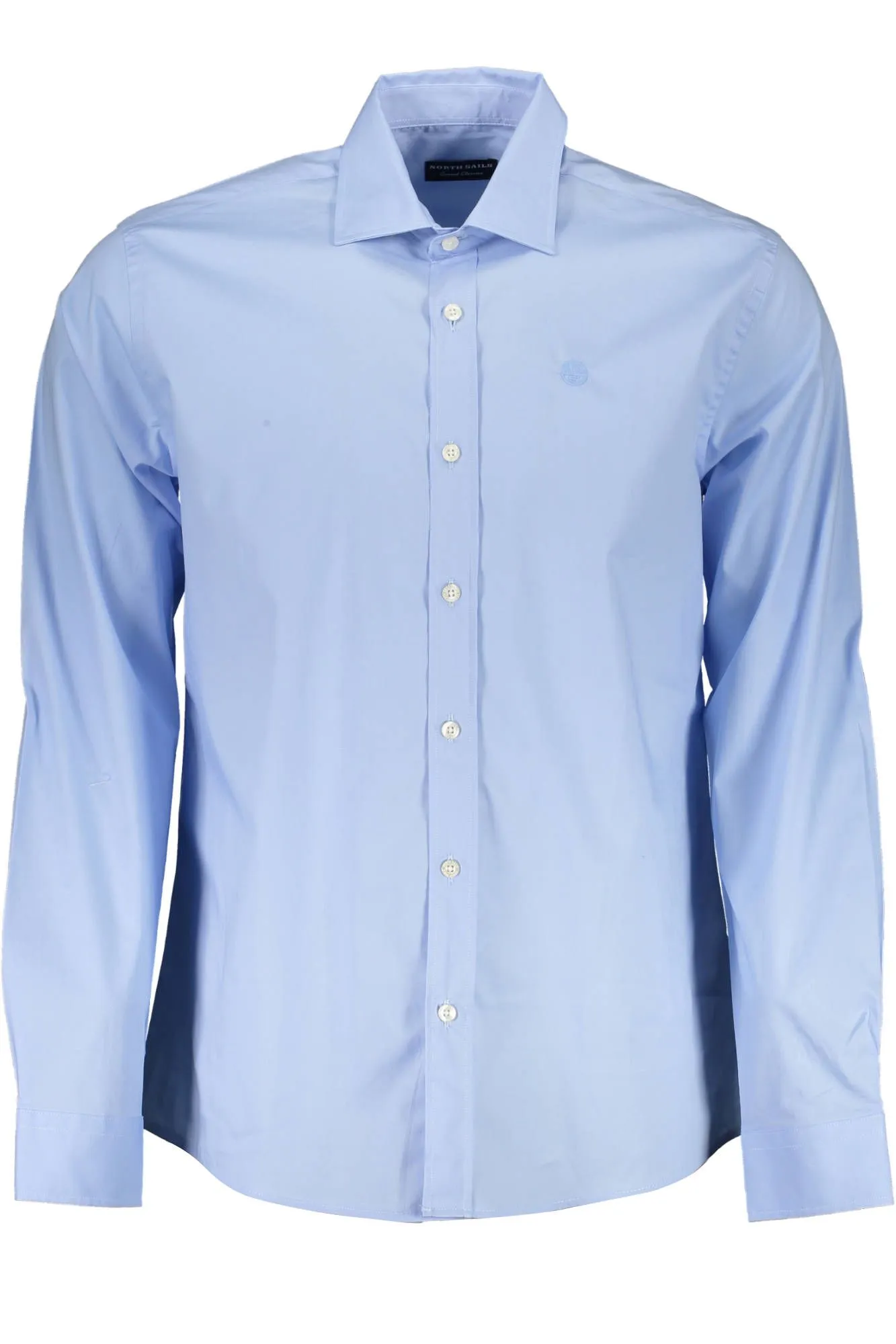 Light Blue Cotton Men Shirt sold by Louxly