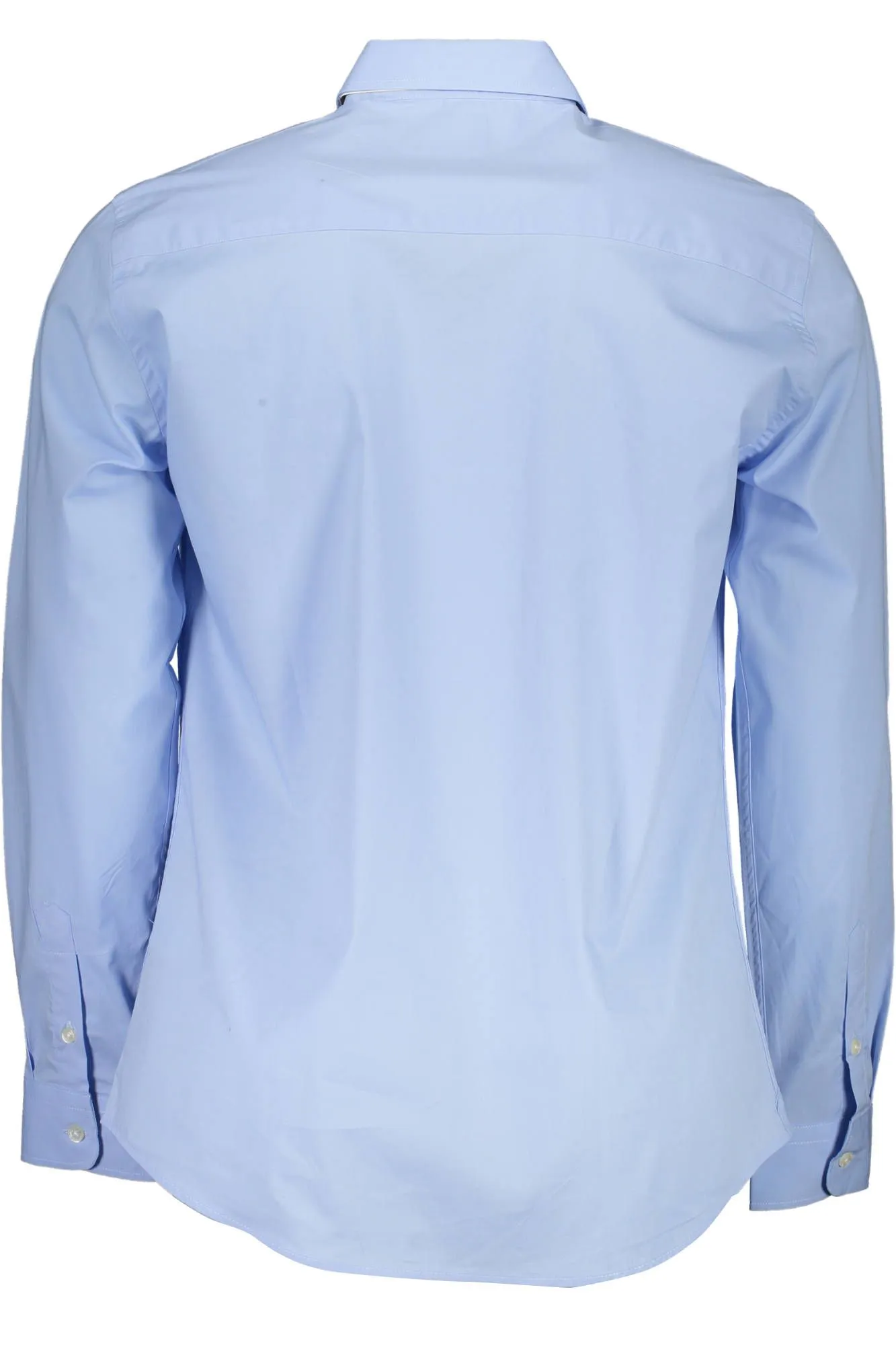 Light Blue Cotton Men Shirt sold by Louxly product image thumbnail 2