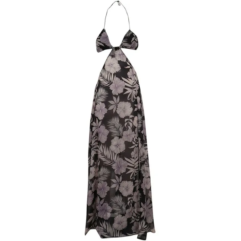 Floral Elegance Maxi Dress with Split Detail sold by Louxly