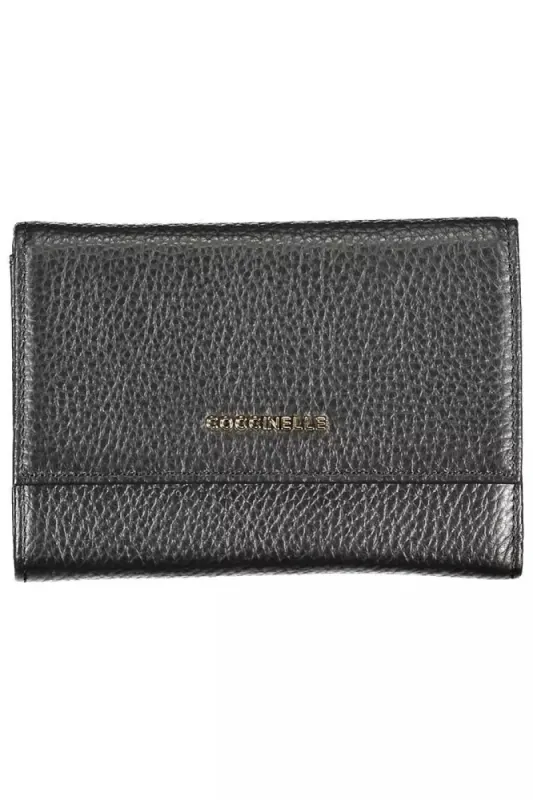 Black Leather Women Wallet sold by Louxly