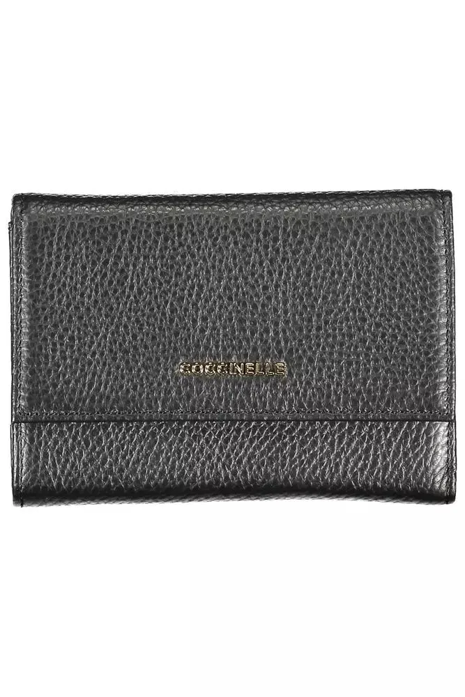 Black Leather Women Wallet sold by Louxly