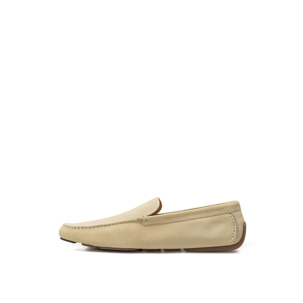 Elegant Beige Leather Loafers for Men sold by Louxly product image thumbnail 2