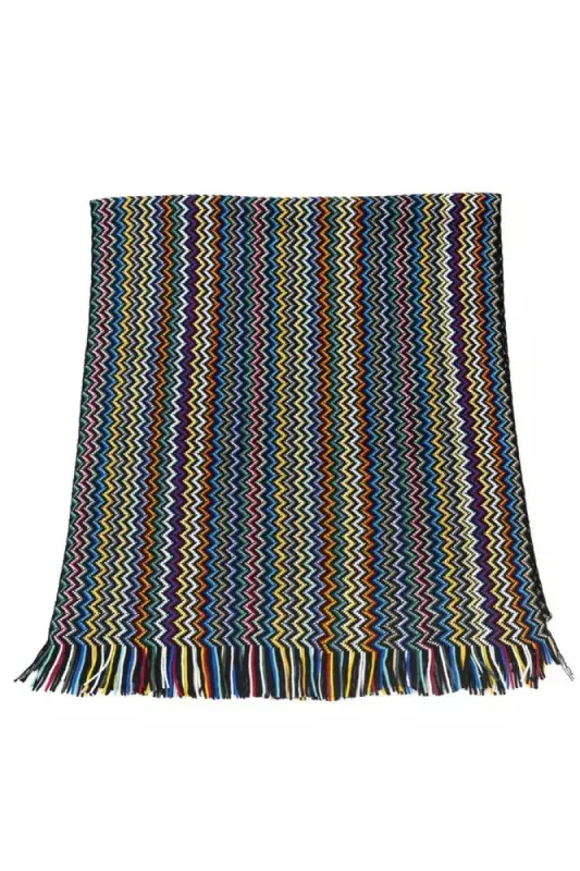 Geometric Fantasy Chic Fringed Scarf sold by Louxly
