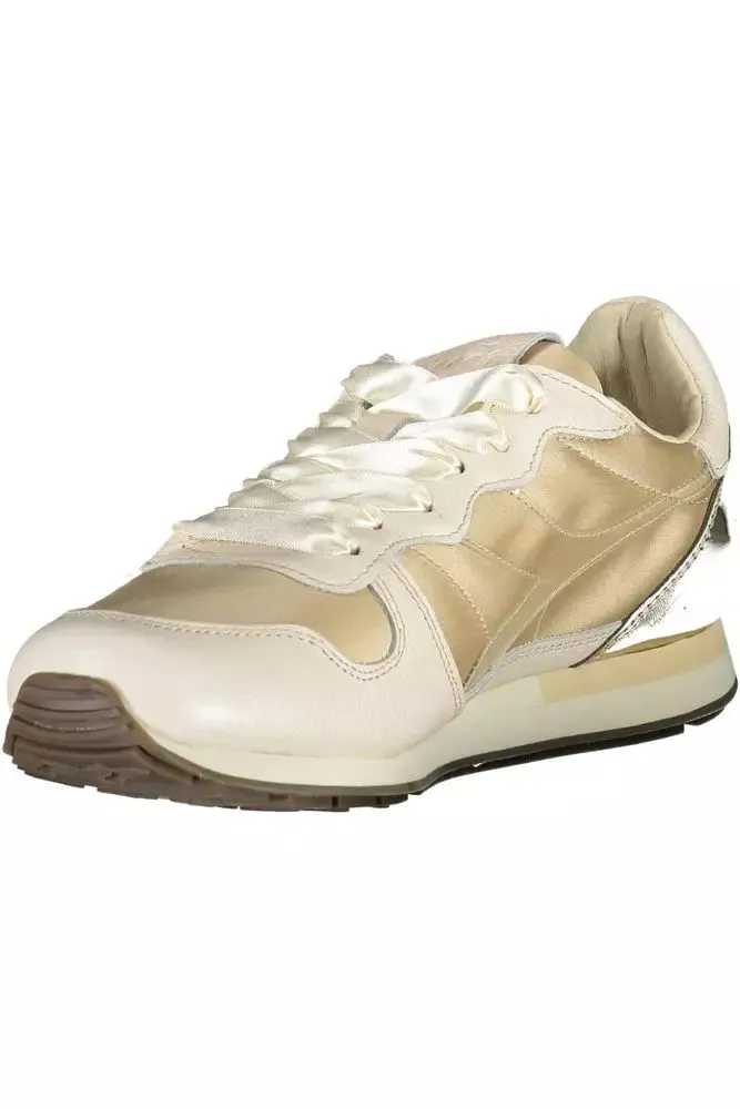 Beige Leather Women Sneaker sold by Louxly product image thumbnail 3