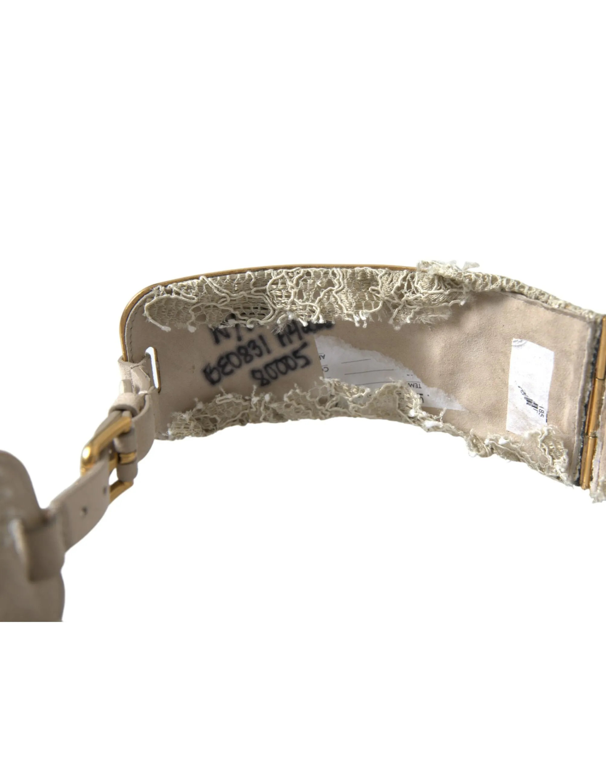 Elegant Gold-Tone Faux Pearl Floral Belt sold by Louxly product image thumbnail 5