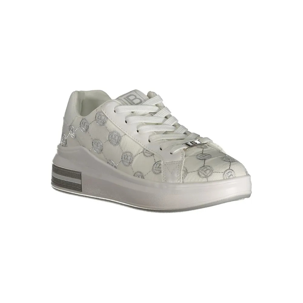 White Polyester Sneaker sold by Louxly product image thumbnail 2
