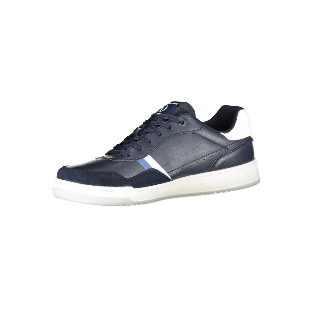 Sleek Blue Sneakers with Embroidered Accents sold by Louxly product image thumbnail 2