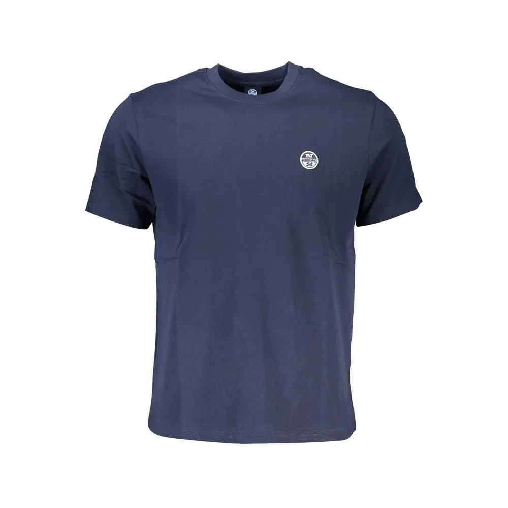 Blue Cotton T-Shirt sold by Louxly