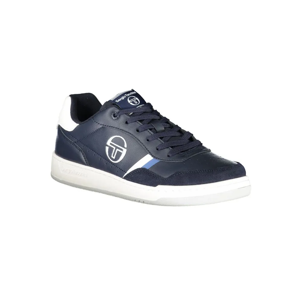 Sleek Blue Sneakers with Embroidered Accents sold by Louxly product image thumbnail 3