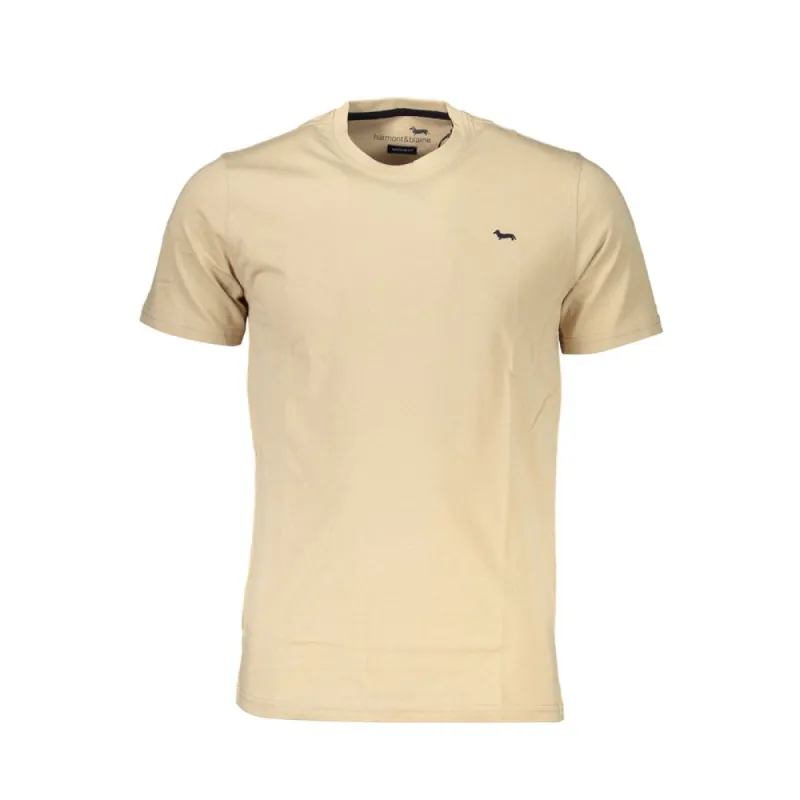 Beige Cotton T-Shirt sold by Louxly