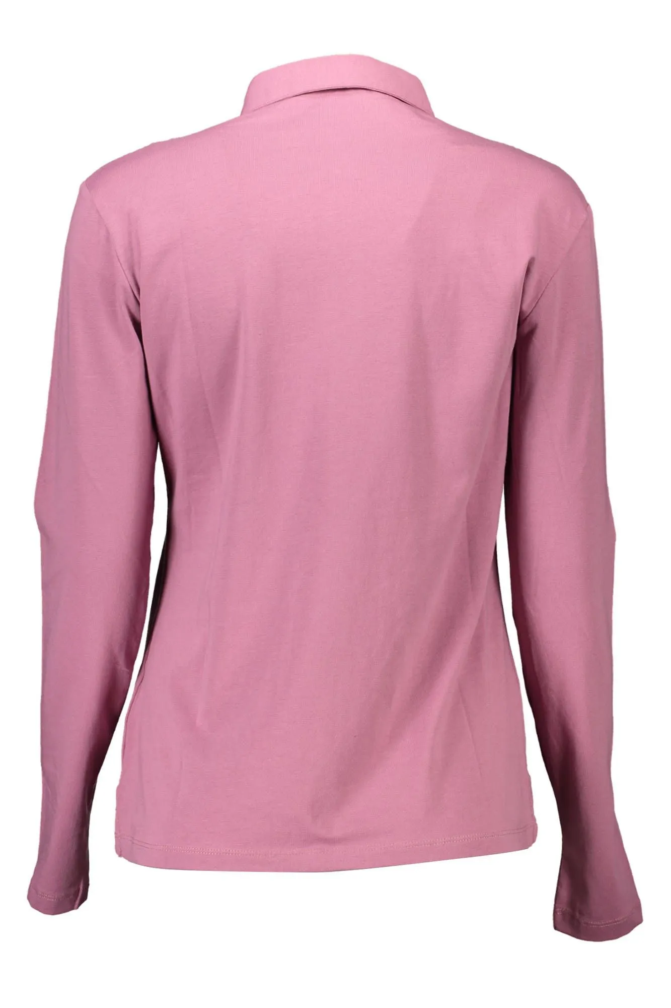Chic Long-Sleeved Pink Polo for Women sold by Louxly product image thumbnail 2