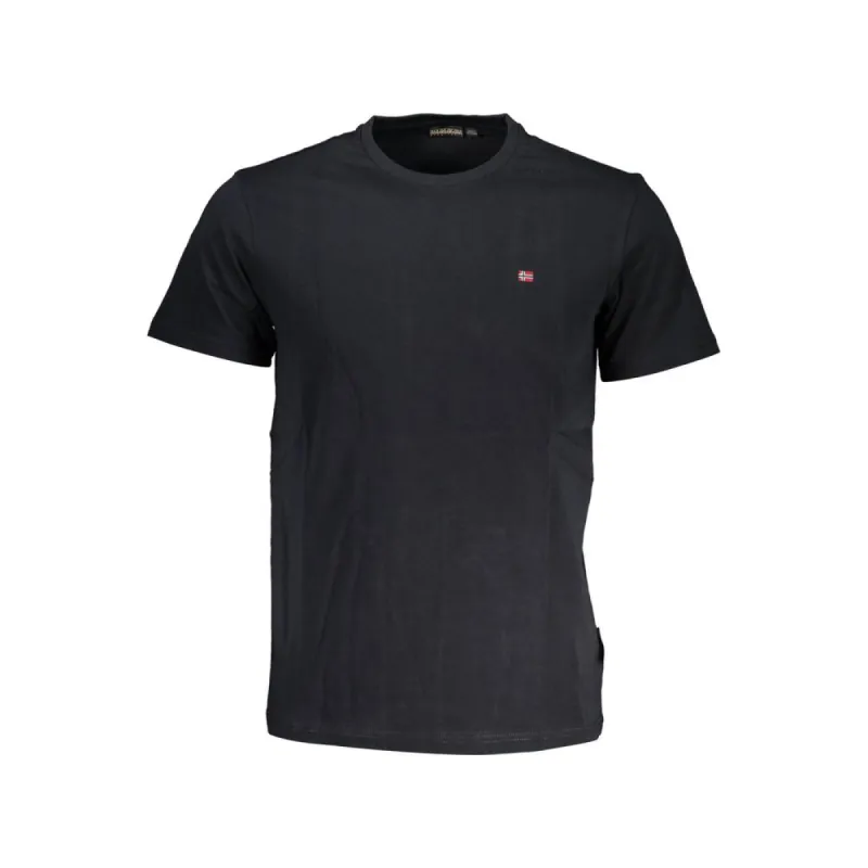 Black Cotton Men T-Shirt sold by Louxly