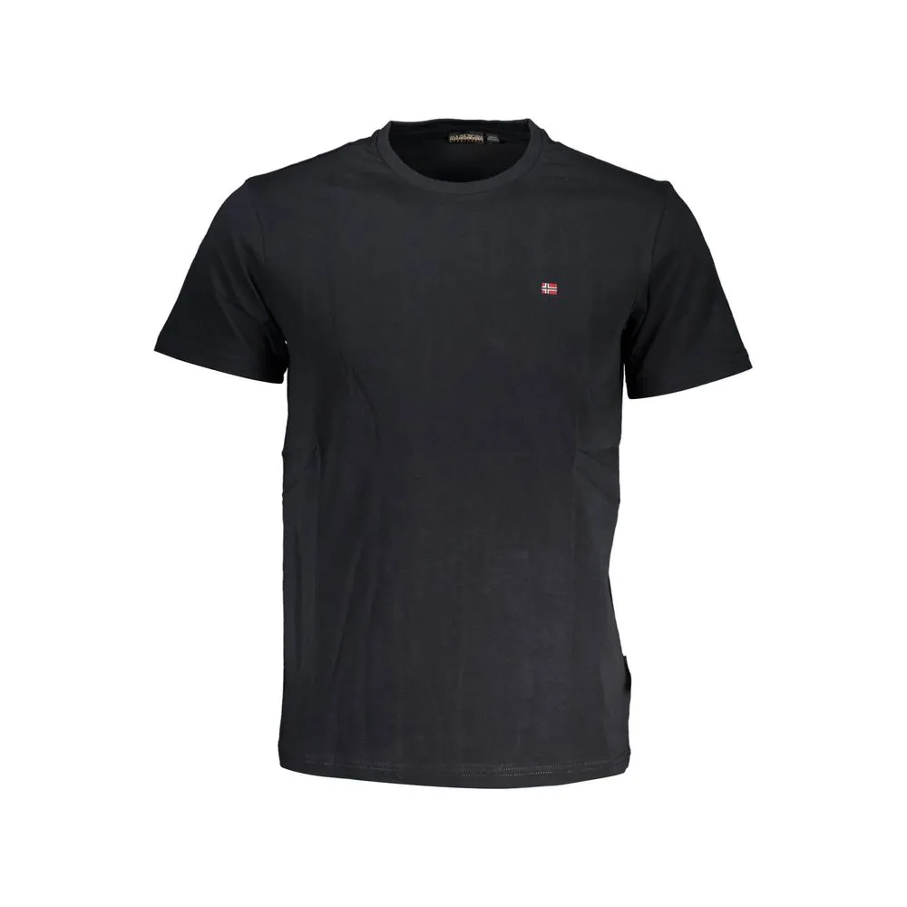 Black Cotton Men T-Shirt sold by Louxly