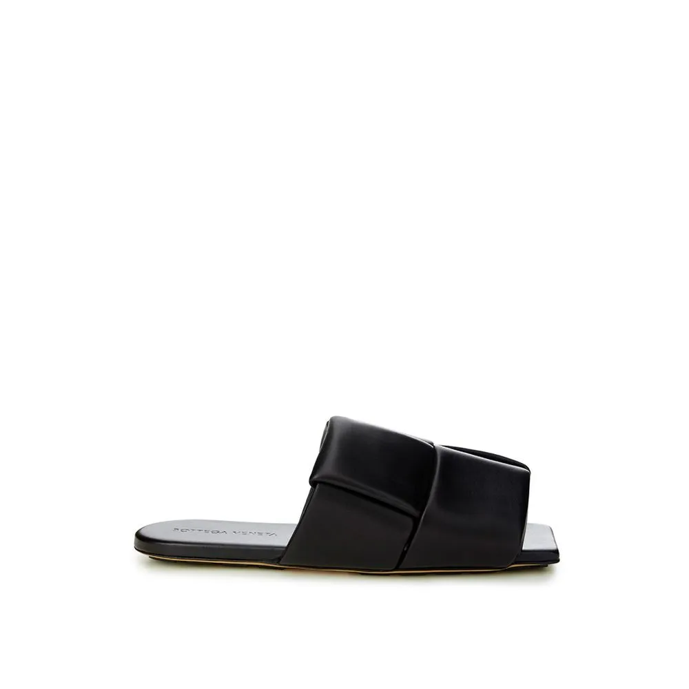Elegant Black Leather Sandals sold by Louxly