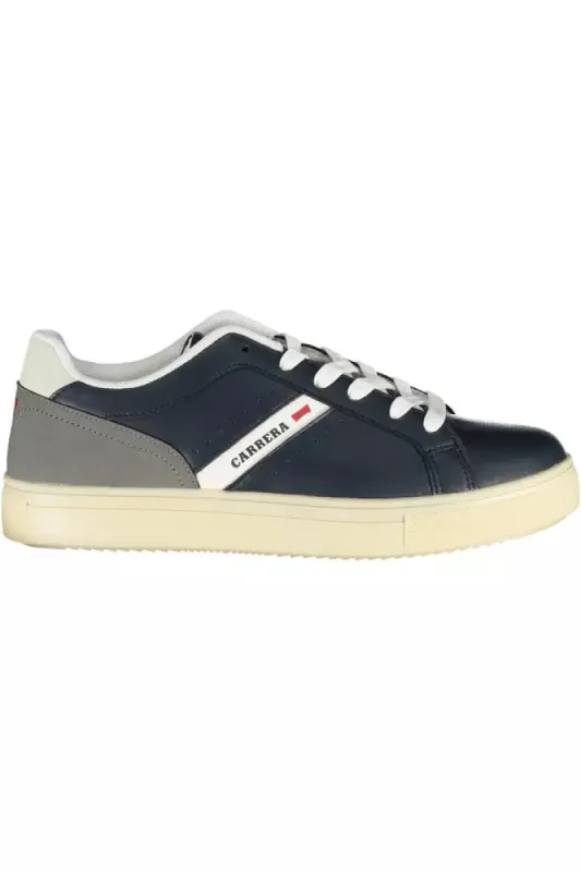 Blue Polyethylene Men Sneaker sold by Louxly
