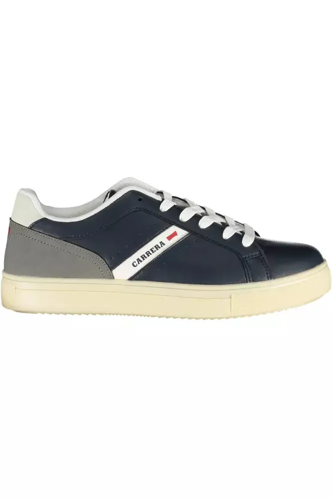 Blue Polyethylene Men Sneaker sold by Louxly