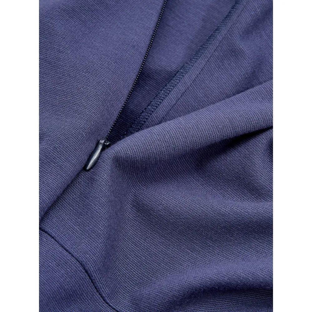Elegant Lardini Viscose Blue Dress sold by Louxly product image thumbnail 3