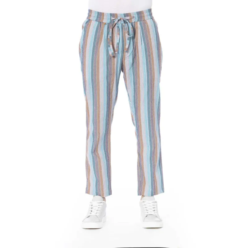 Light Blue Polyester Jeans & Pant sold by Louxly