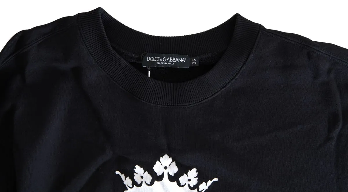 Elegant Embellished Black Crew Neck Sweater sold by Louxly product image thumbnail 4
