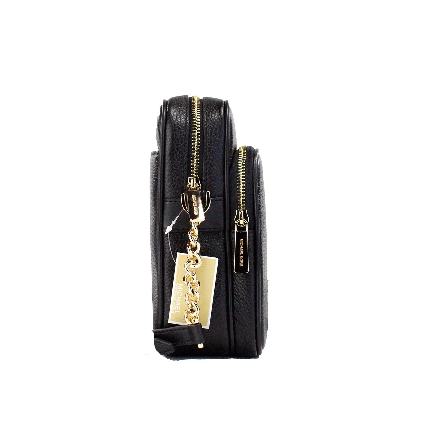 Flight Black Pebbled Leather North South Chain Crossbody Bag sold by Louxly product image thumbnail 2