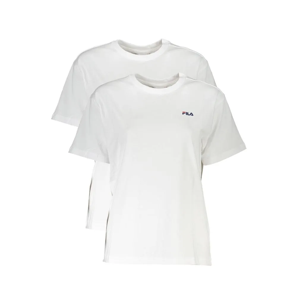 White Cotton Women T-Shirt sold by Louxly