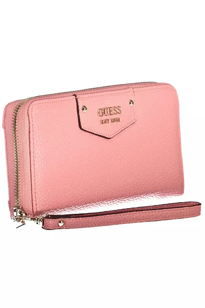 Pink Polyethylene Women Wallet sold by Louxly product image thumbnail 3