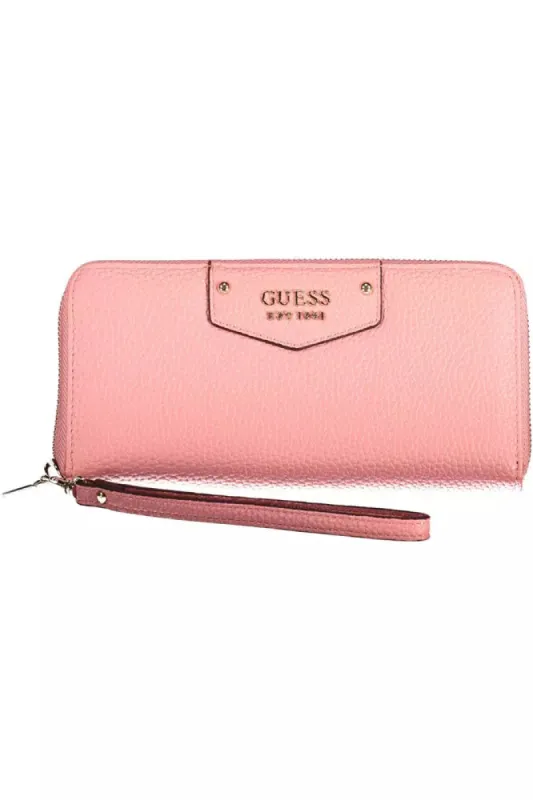 Pink Polyethylene Women Wallet sold by Louxly