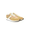 Beige Calf Leather Men Sneaker sold by Louxly