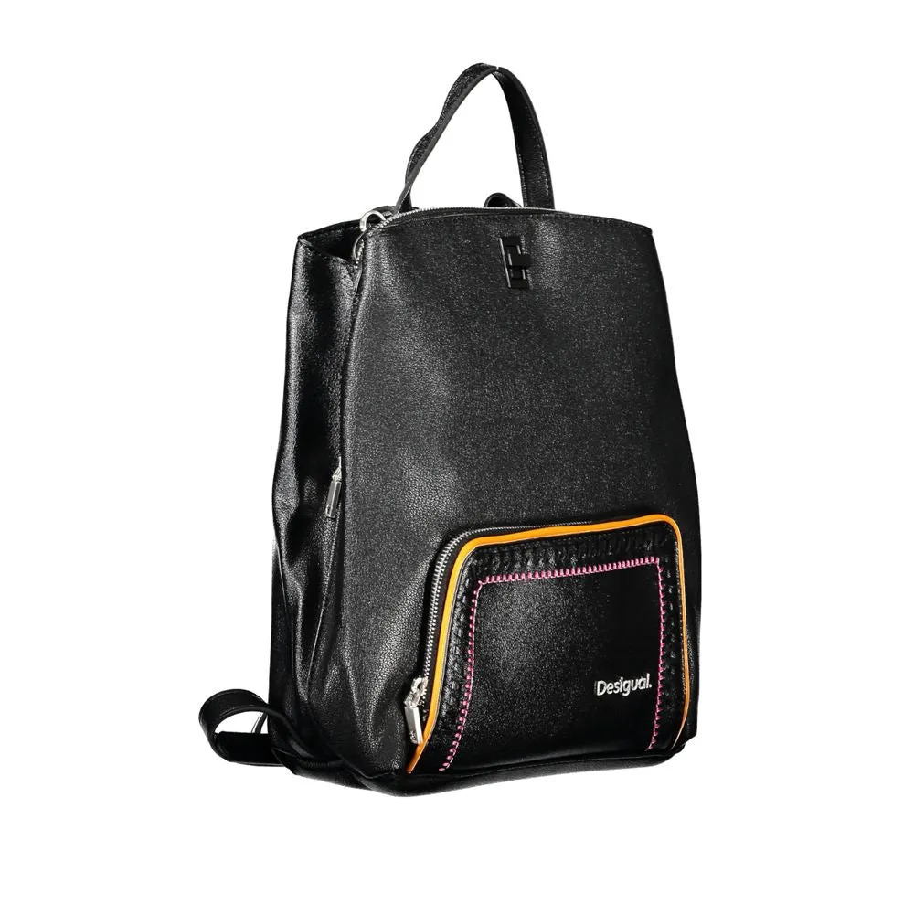 Elegant Black Multi-Compartment Backpack sold by Louxly product image thumbnail 3