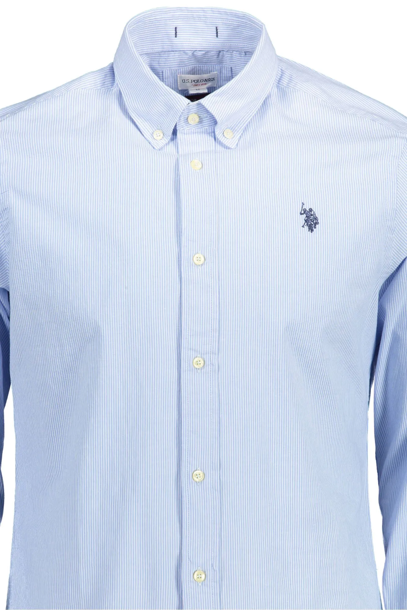 Light Blue Cotton Men Shirt sold by Louxly product image thumbnail 3
