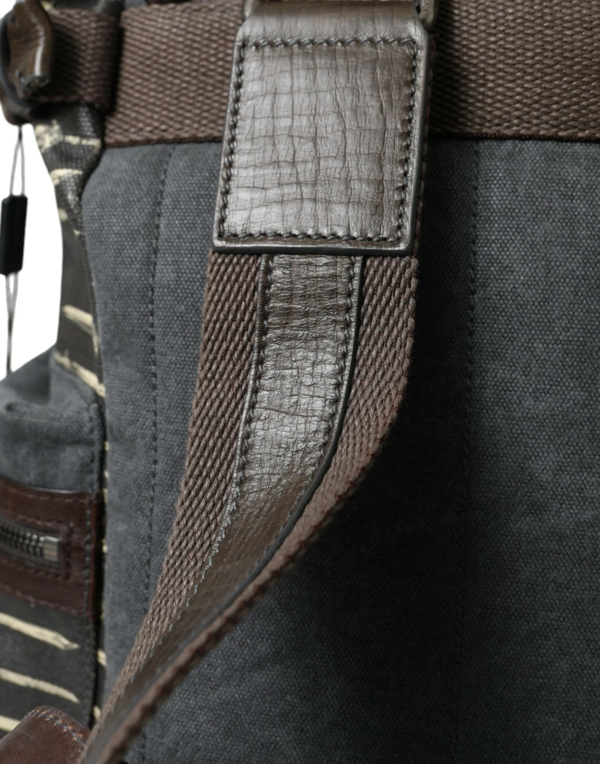 Elegant Canvas Leather Rucksack sold by Louxly product image thumbnail 4