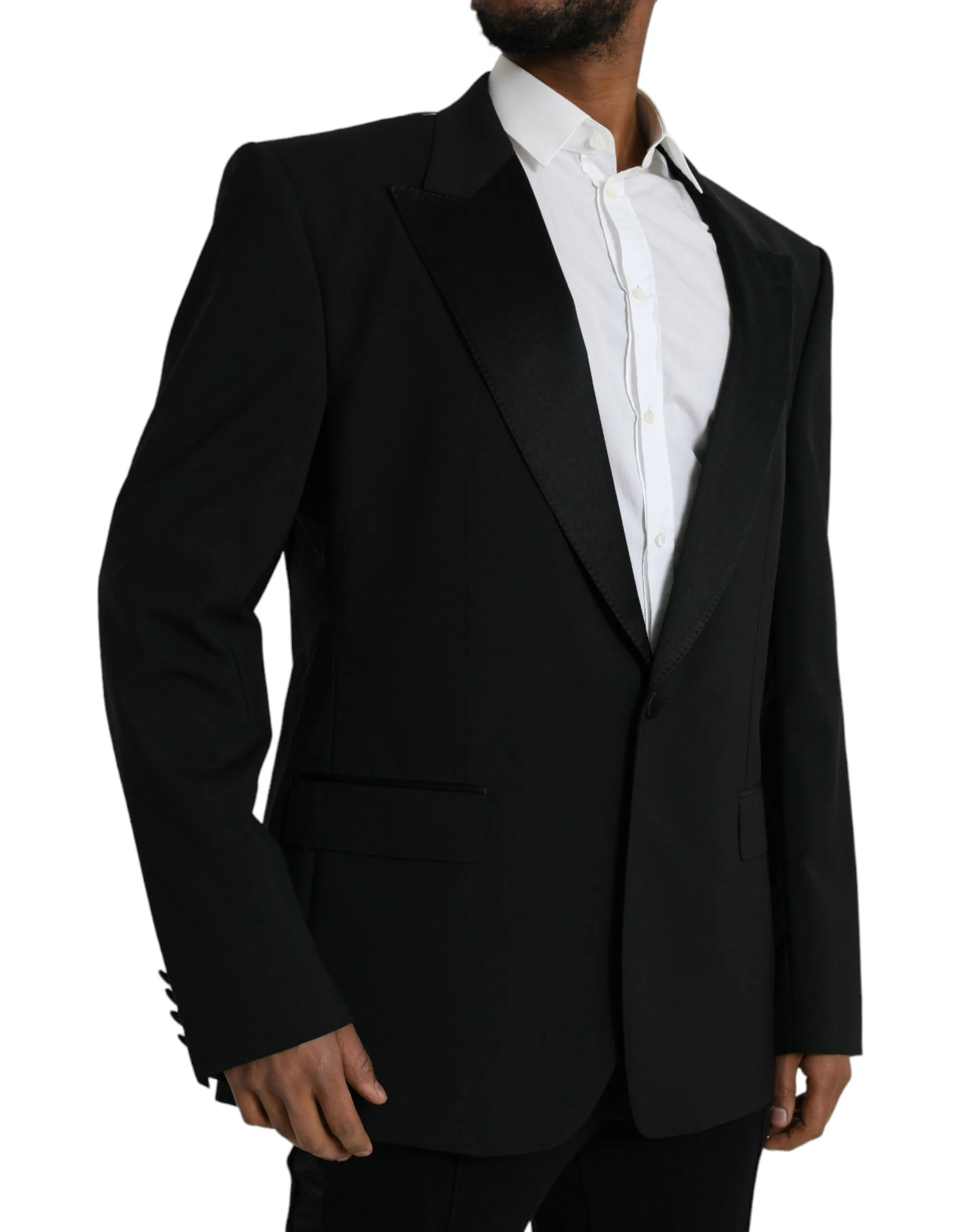 Black SICILIA Single Breasted Coat Blazer sold by Louxly product image thumbnail 2