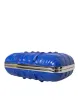 Electric Blue Crocodile Skin Clutch sold by Louxly