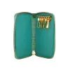 Light Blue Calfskin Women Keychain sold by Louxly
