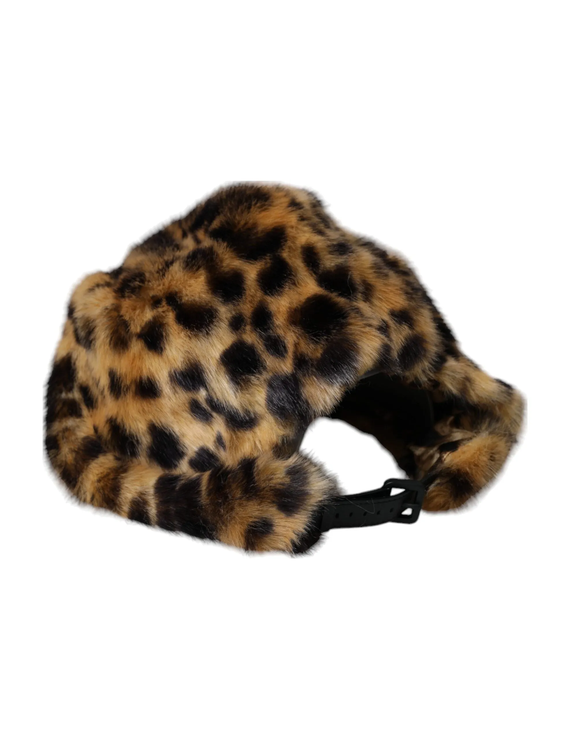 Brown Leopard Fur Women Bucket Hat sold by Louxly product image thumbnail 3