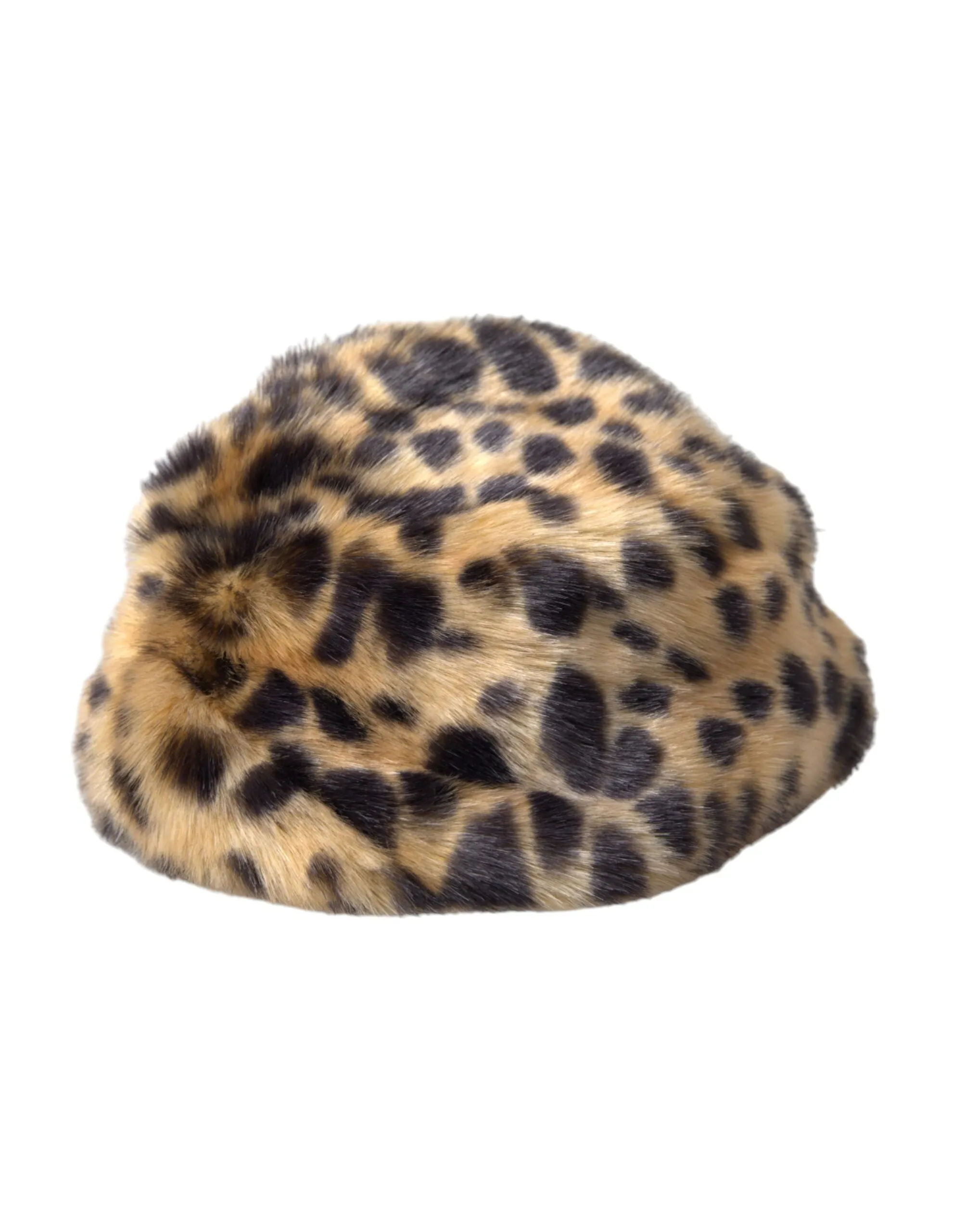 Brown Leopard Fur Women Bucket Hat sold by Louxly