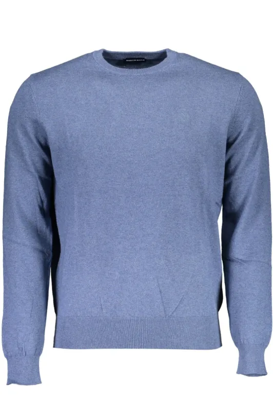 Blue Cotton Men Sweater sold by Louxly