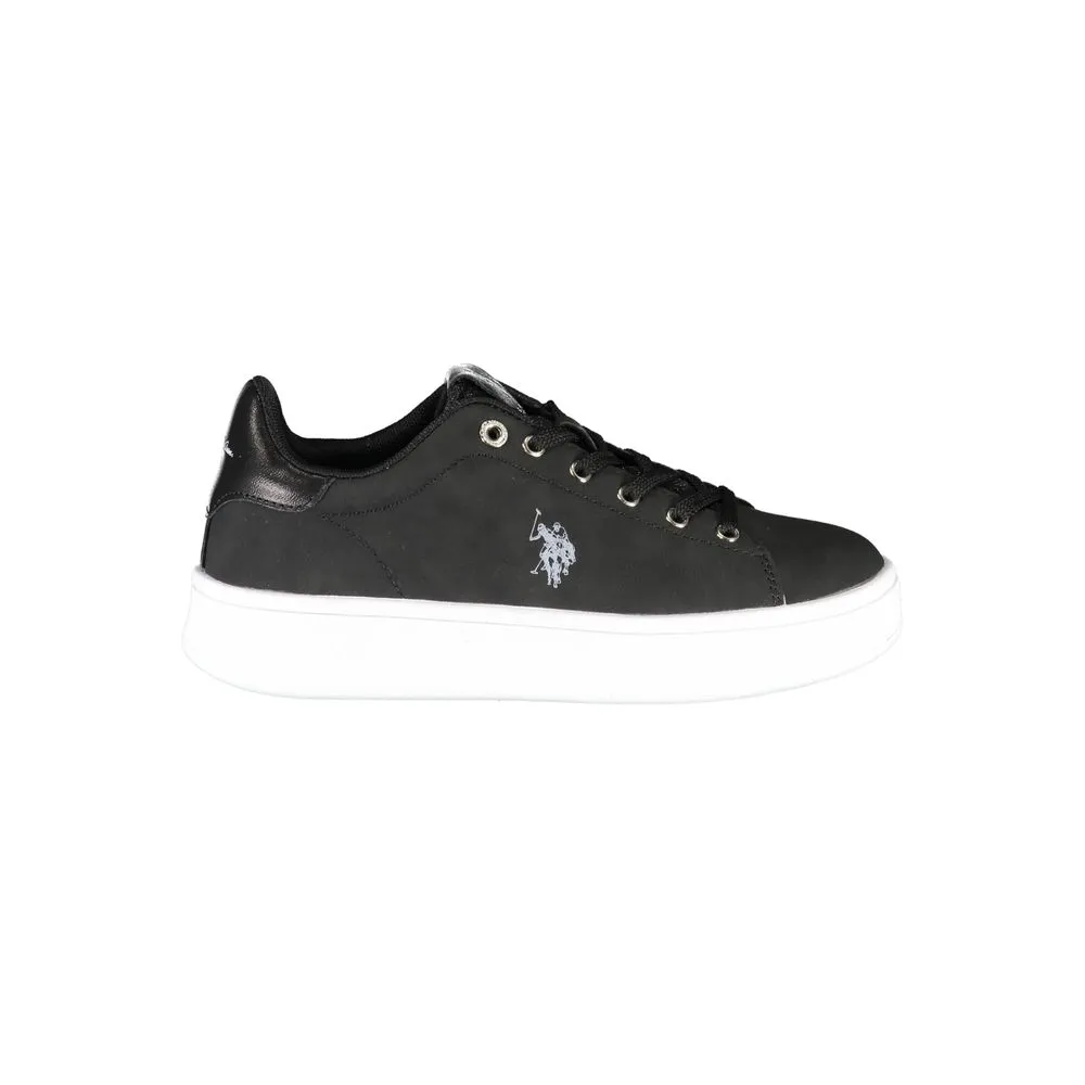 Black Polyester Women Sneaker sold by Louxly