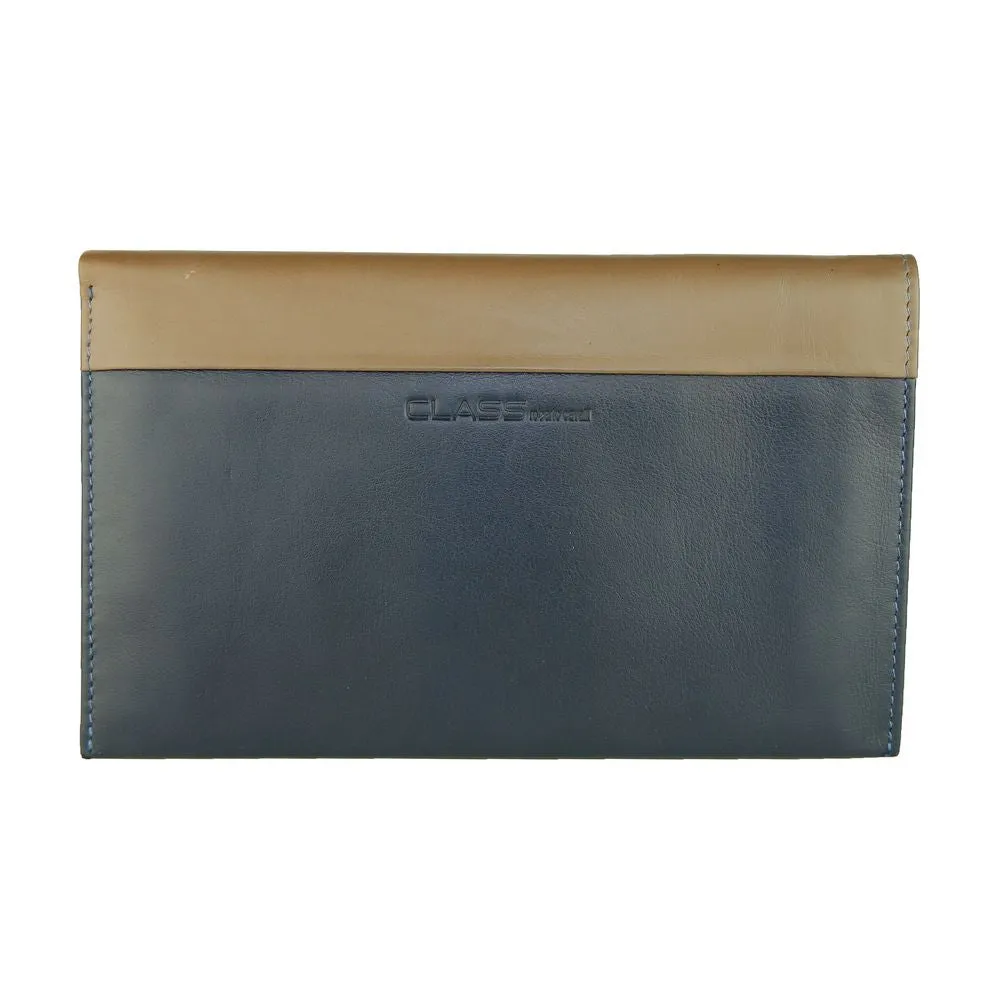 Blue Leather Men Wallet sold by Louxly
