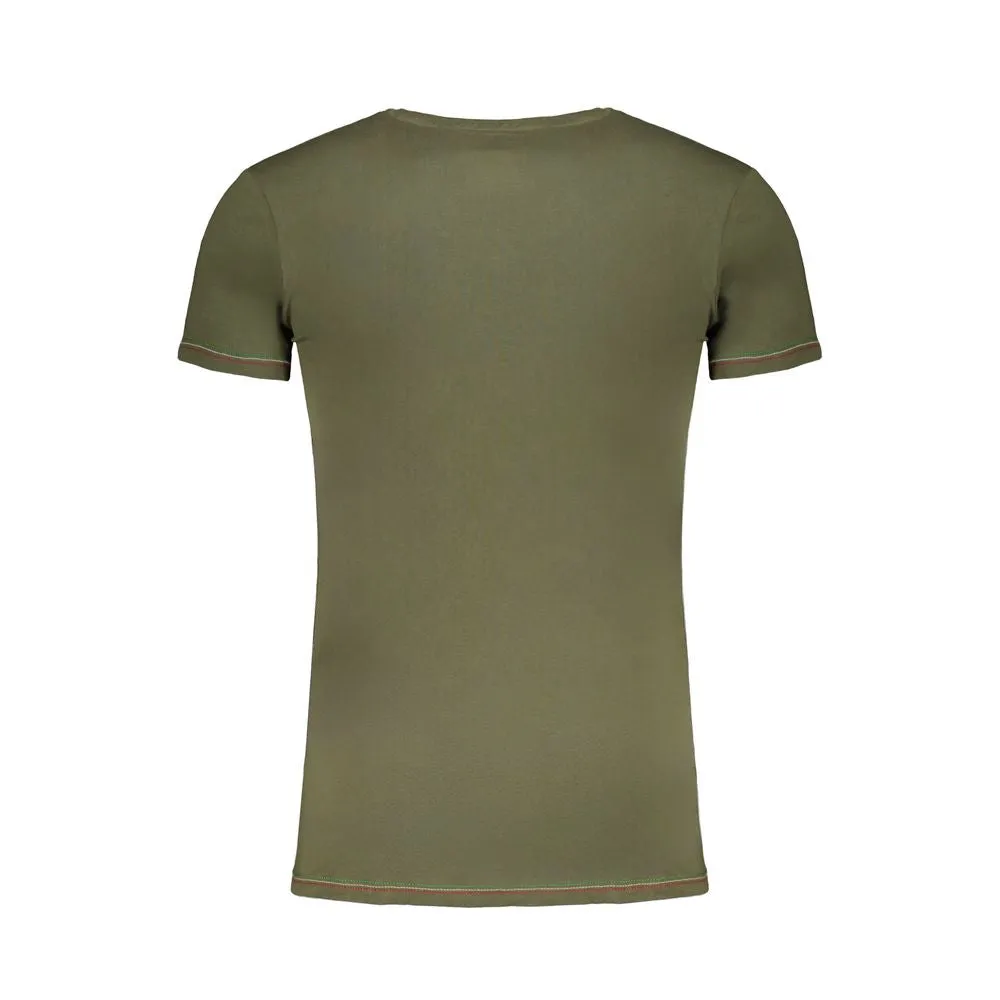 Green Cotton T-Shirt sold by Louxly product image thumbnail 2