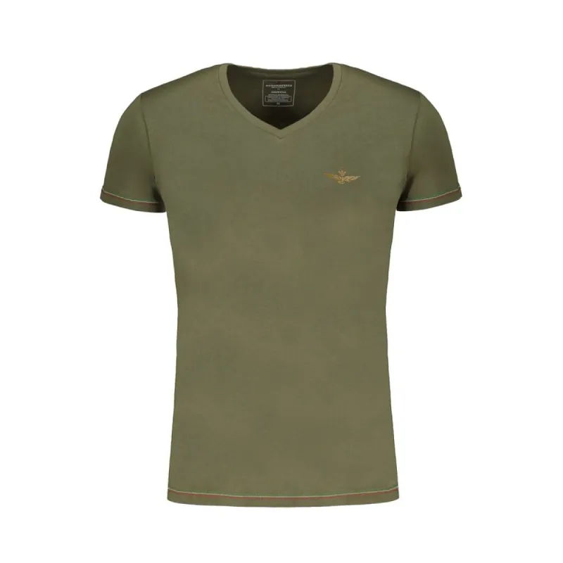 Green Cotton T-Shirt sold by Louxly