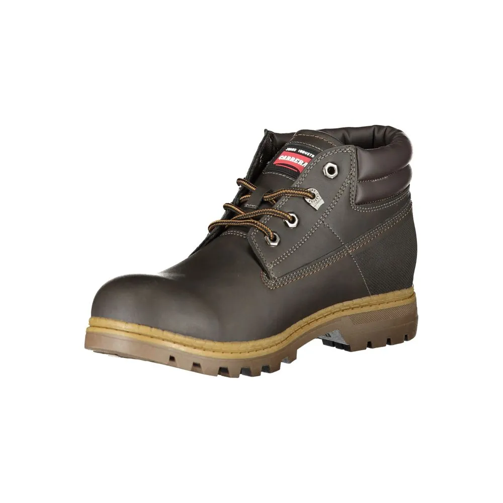 Contrast Laced Boots with Iconic Logo sold by Louxly product image thumbnail 3