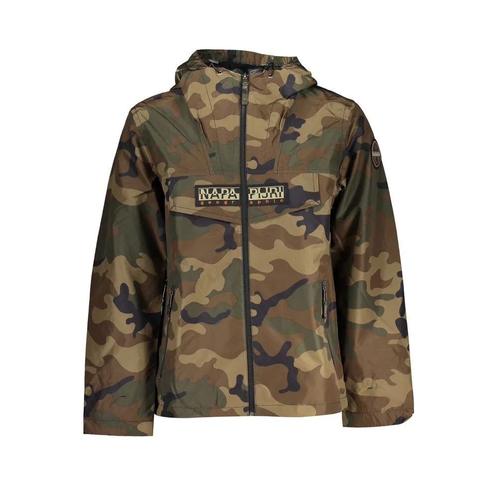 Sporty Waterproof Hooded Jacket sold by Louxly