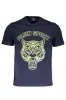 Blue Cotton Men T-Shirt sold by Louxly