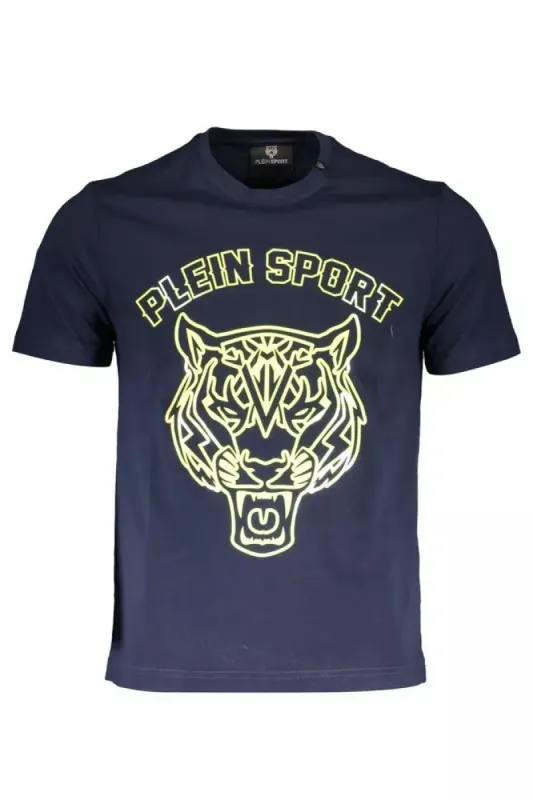 Blue Cotton Men T-Shirt sold by Louxly